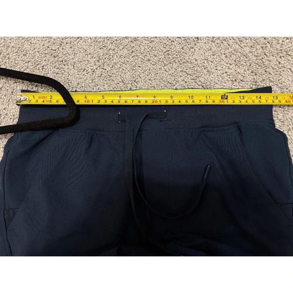 Birddogs Joggers Drawstring Performance Stretch Zip Pocket Navy Blue Mens Medium - Picture 11 of 14
